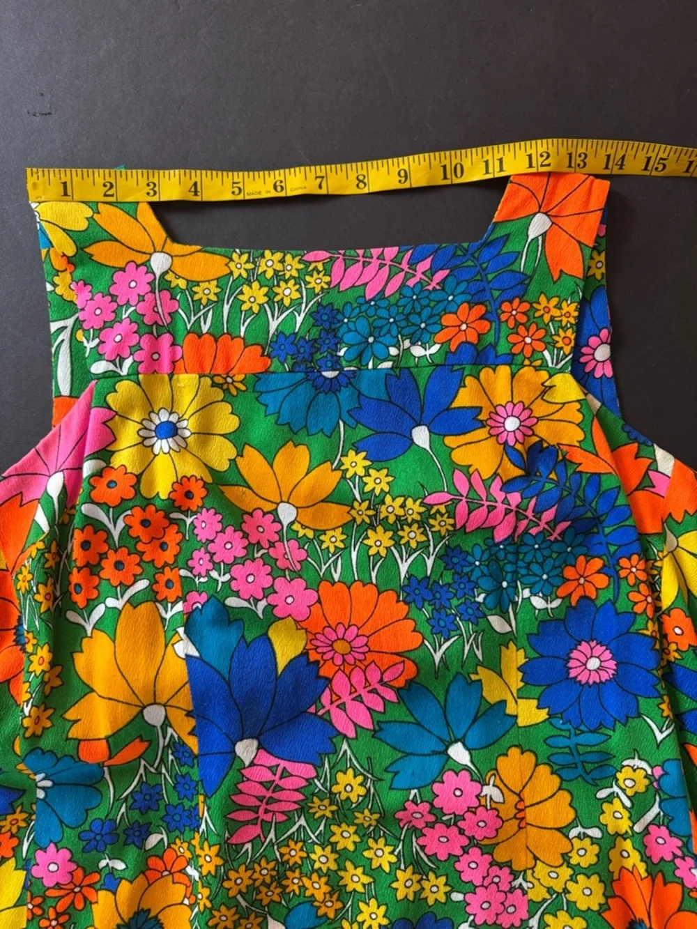 Vintage Hawaiian Flower Power Maxi Dress - Picture 10 of 17